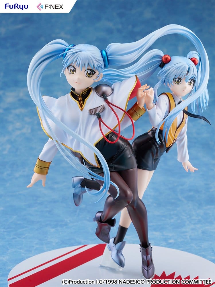 Nadesico the movie The prince of darkness Figura PVC 1/7 Ruri Hoshino double ruriruri Ver. 22 cm