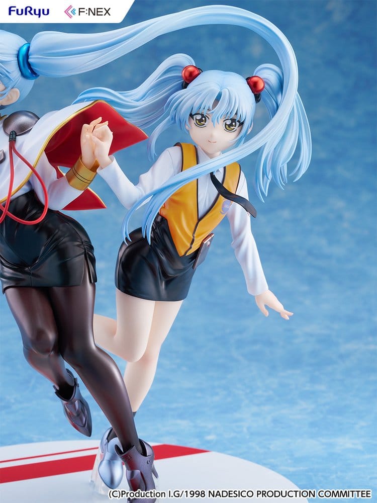 Nadesico the movie The prince of darkness Figura PVC 1/7 Ruri Hoshino double ruriruri Ver. 22 cm