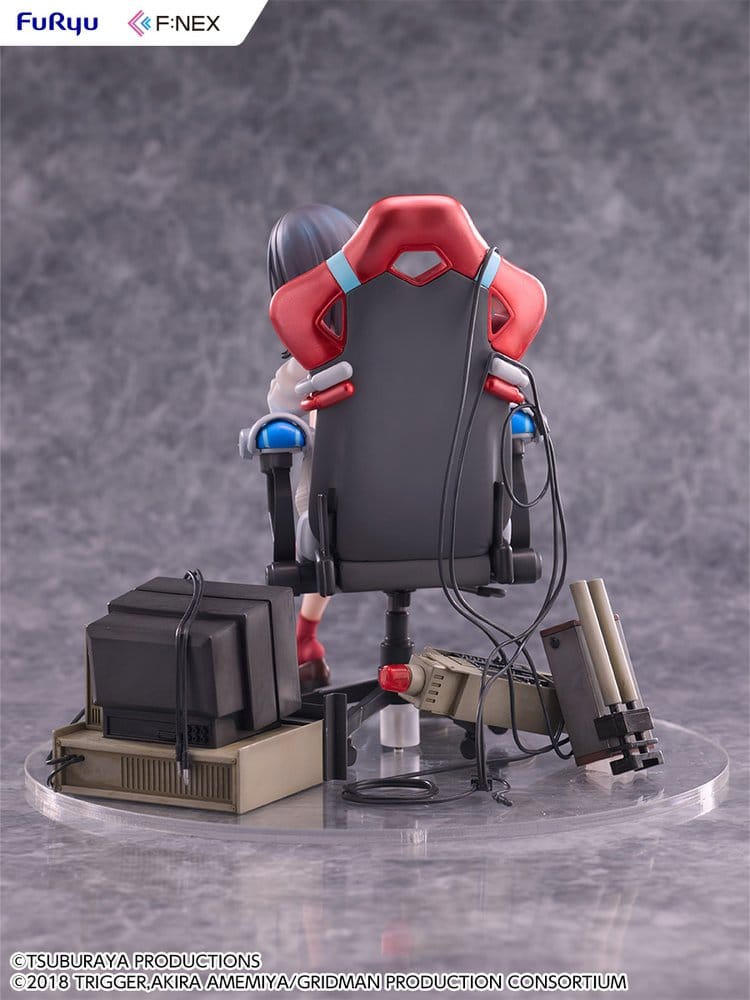 SSSS. Gridman Universe 0Estatua PVC BiCute Bunnies Rikka Takarada Gaming Chair Ver. 19 cm