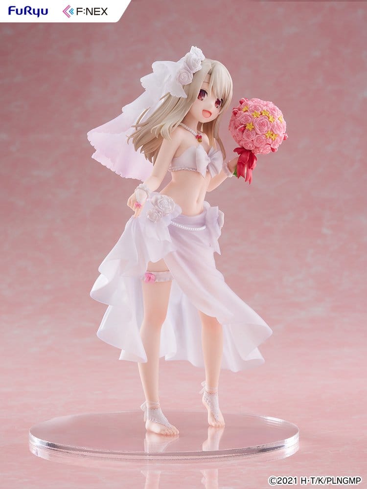 Fate/kaleid liner Prisma Illya: Licht - The Nameless Girl F:NEX Figura PVC 1/7 Illyasviel von Einzbern Wedding Swimsuit Ver. 21 cm