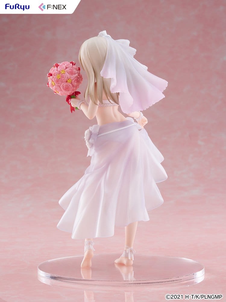 Fate/kaleid liner Prisma Illya: Licht - The Nameless Girl F:NEX Figura PVC 1/7 Illyasviel von Einzbern Wedding Swimsuit Ver. 21 cm