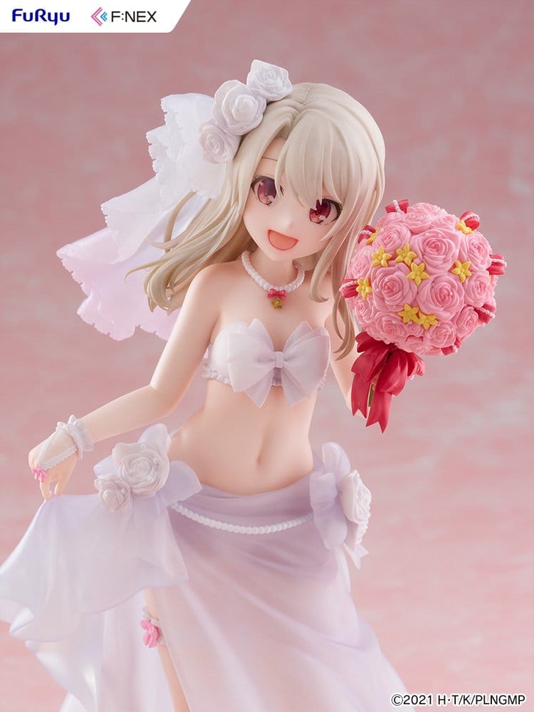 Fate/kaleid liner Prisma Illya: Licht - The Nameless Girl F:NEX Figura PVC 1/7 Illyasviel von Einzbern Wedding Swimsuit Ver. 21 cm