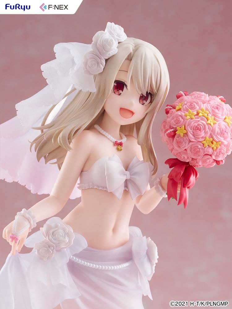 Fate/kaleid liner Prisma Illya: Licht - The Nameless Girl F:NEX Figura PVC 1/7 Illyasviel von Einzbern Wedding Swimsuit Ver. 21 cm