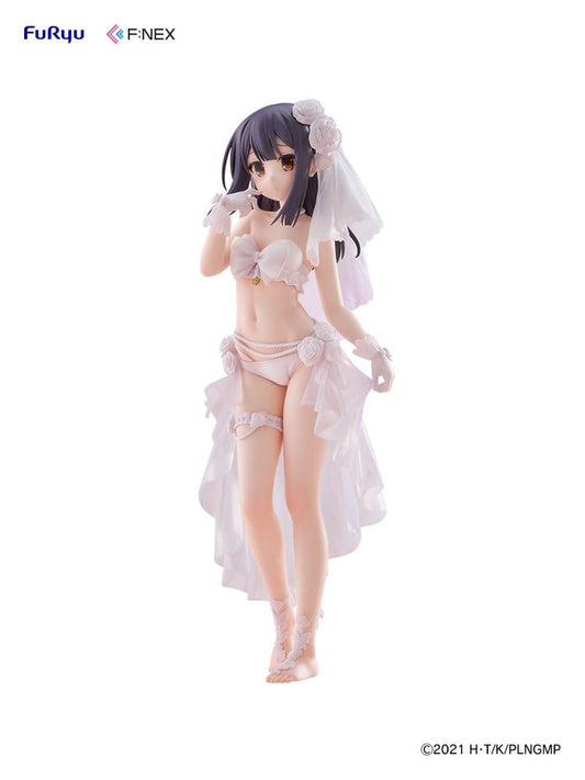 Fate/kaleid liner Prisma Illya: Licht - The Nameless Girl F:NEX Figura PVC 1/7 Miyu Edelfelt Wedding Swimsuit Ver. 21 cm