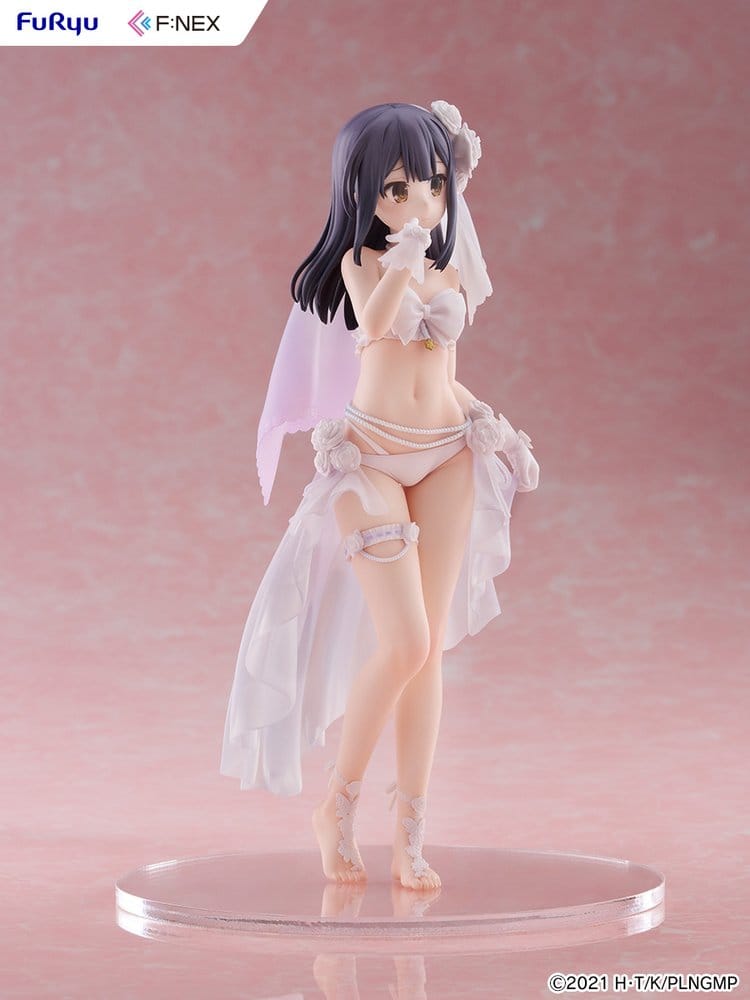 Fate/kaleid liner Prisma Illya: Licht - The Nameless Girl F:NEX Figura PVC 1/7 Miyu Edelfelt Wedding Swimsuit Ver. 21 cm