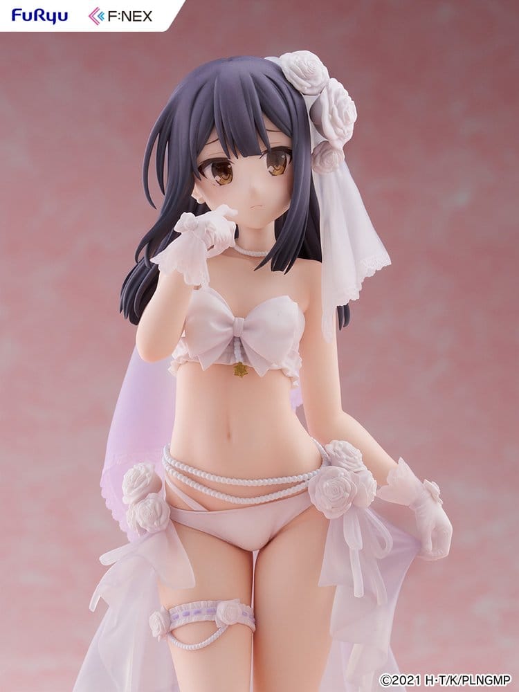 Fate/kaleid liner Prisma Illya: Licht - The Nameless Girl F:NEX Figura PVC 1/7 Miyu Edelfelt Wedding Swimsuit Ver. 21 cm
