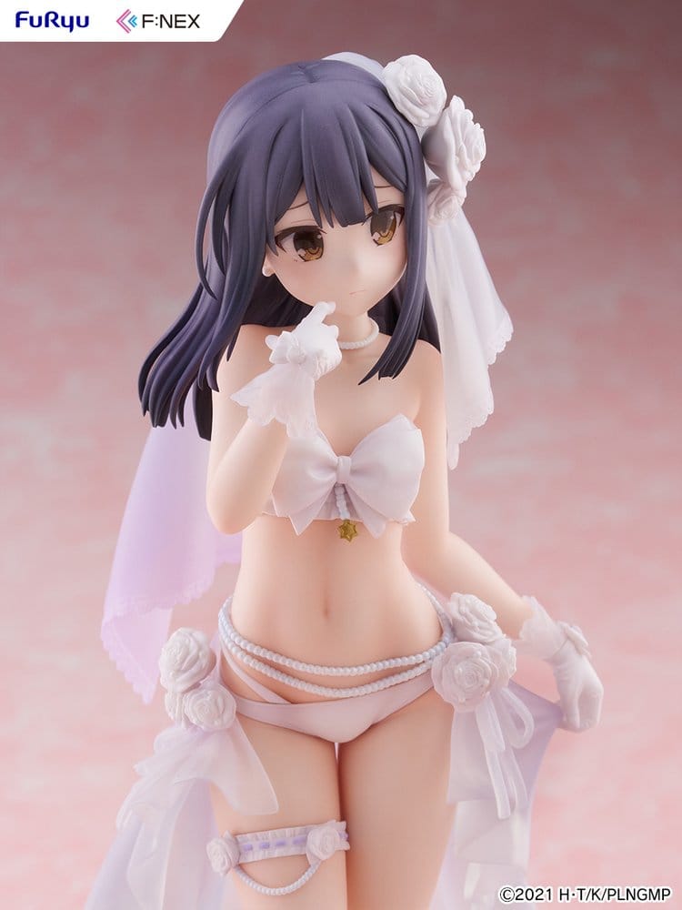 Fate/kaleid liner Prisma Illya: Licht - The Nameless Girl F:NEX Figura PVC 1/7 Miyu Edelfelt Wedding Swimsuit Ver. 21 cm