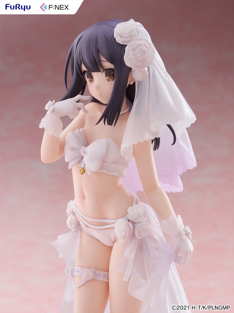 Fate/kaleid liner Prisma Illya: Licht - The Nameless Girl F:NEX Figura PVC 1/7 Miyu Edelfelt Wedding Swimsuit Ver. 21 cm