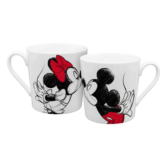 Disney Taza Mickey Kiss Sketch
