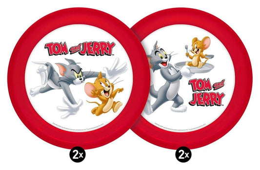 Tom & Jerry Plato pack de 4 21 cm