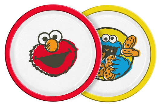 Barrio Sésamo Pack de 2 Platos Vintage Kids 22 cm
