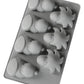 Peanuts Molde para muffins de silicona Snoopy & Woodstock gris