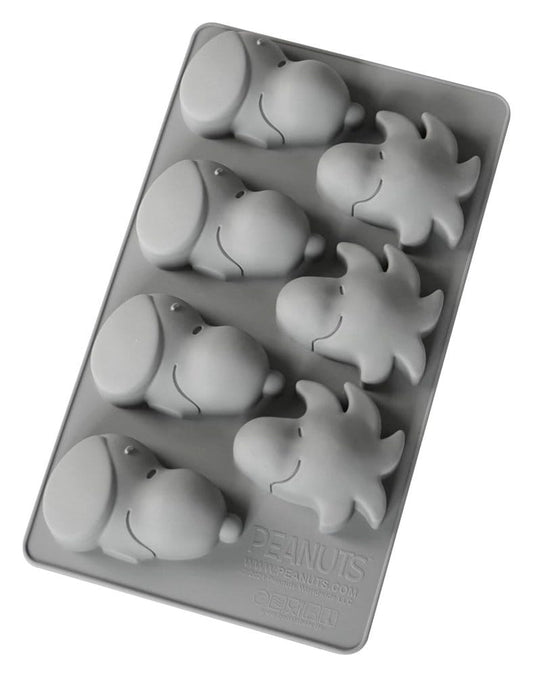 Peanuts Molde para muffins de silicona Snoopy & Woodstock gris