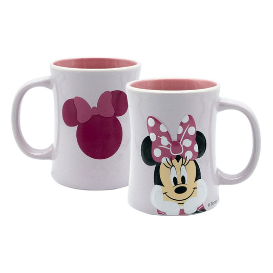Disney Taza con relieve en 3D Minnie Mouse 360 ml