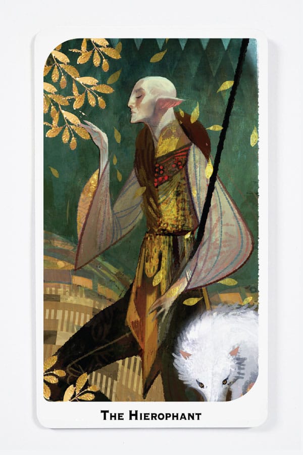 Dragon Age Estatua Solas the Hierophat Tarot 14 cm
