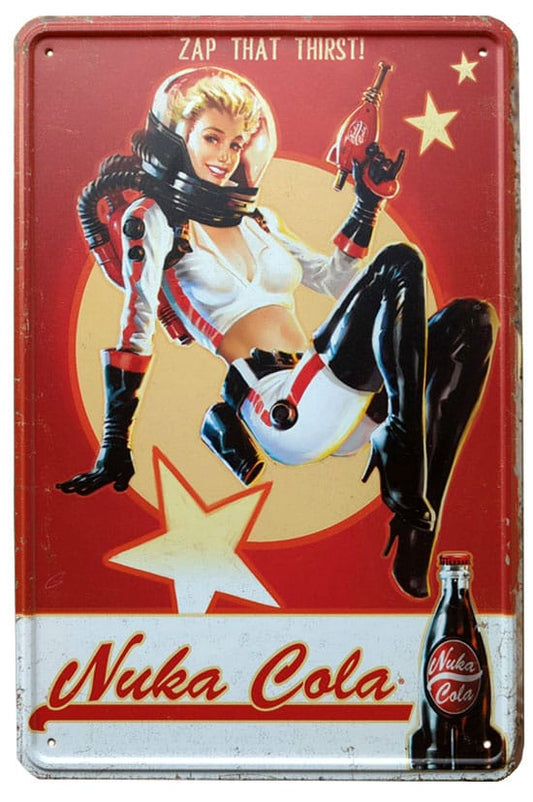 Fallout cartel de metal Nuka Cola Girl - Z POP Toys