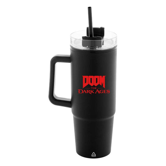 Doom The Dark Ages Taza termo con pajita Shield 1180 ml