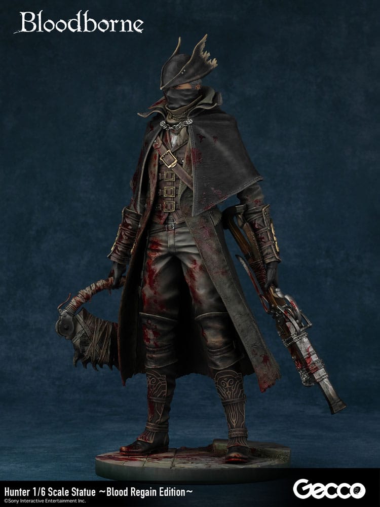 Bloodborne The Old Hunters Estatua PVC 1/6 Hunter Blood Regain Edition 32 cm