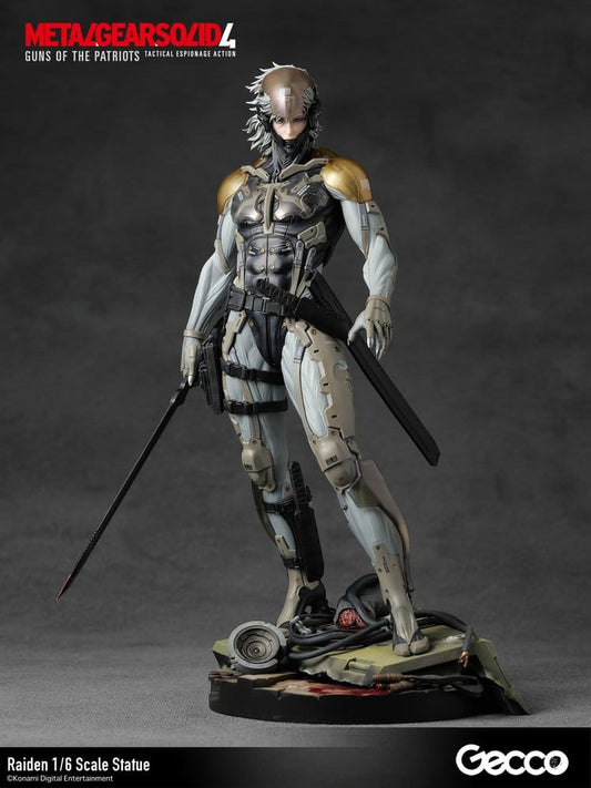 Metal Gear Solid 4 Guns of the Patriots Estatua 1/6 Raiden 32 cm