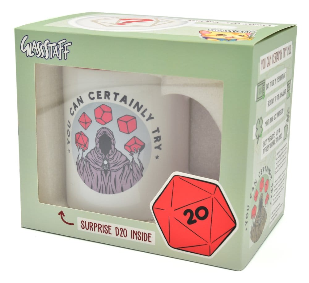 Glassstaff Regalo Taza & dados D20 You can certainly try