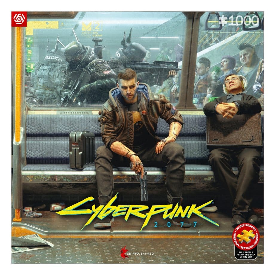 Ciberpunk 2077 Puzzle Metro (1000 piezas)