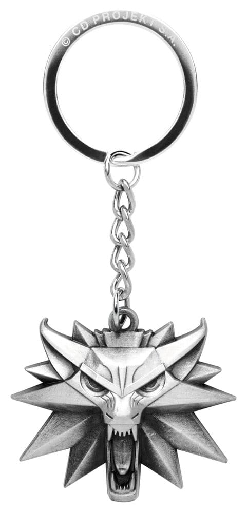 The Witcher 3 Llavero Wolf Medallion