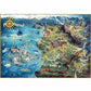 The Witcher Puzzle The Northern Realms Map (1000 piezas)