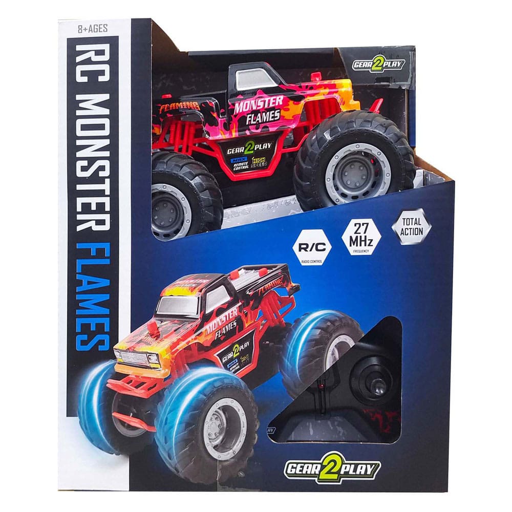 Gear 2 Play Control remoto RC Monster Flames 19 cm