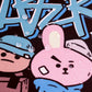 BT21 LED XXL Alfombrilla de Ratón 90 x 40 cm