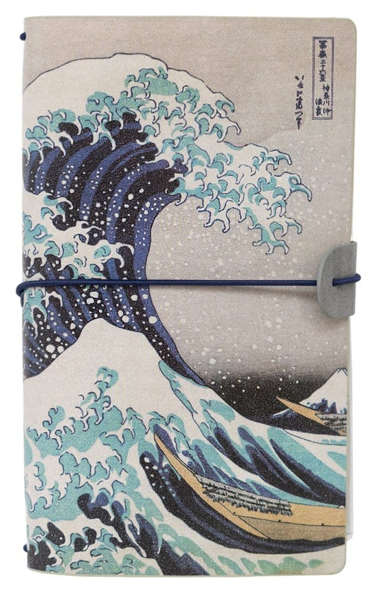 Hokusai Diario de Viaje La Gran Ola de Kanagawa 20 cm