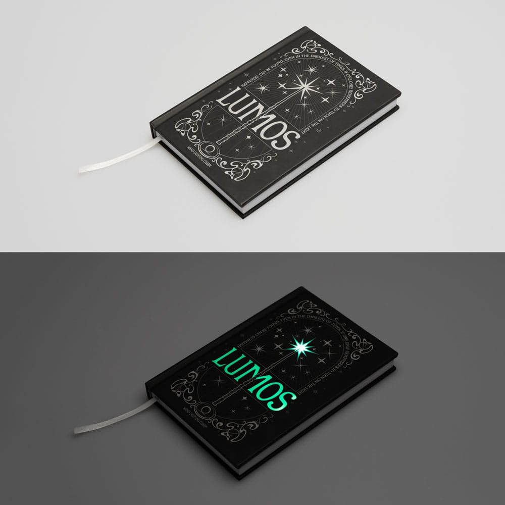 Harry Potter Cuaderno A5 Premium con luz Lumos Maxima