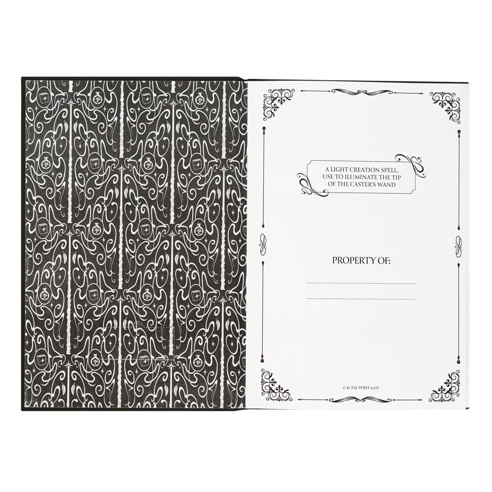 Harry Potter Cuaderno A5 Premium con luz Lumos Maxima