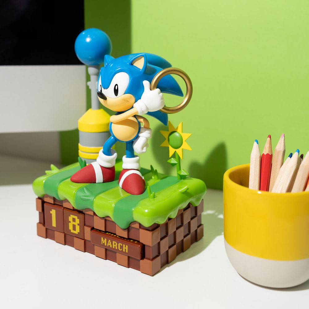 Sonic the Hedgehog Calendario perpetuo 3D Sonic