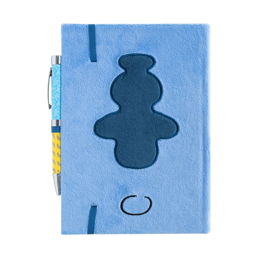 Stitch Cuaderno Peluche A5 Premium con bolígrafo Tropical