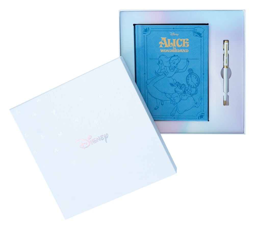 Alicia en el País de las Maravillas Set Premium de Libreta y Bolígrafo A5