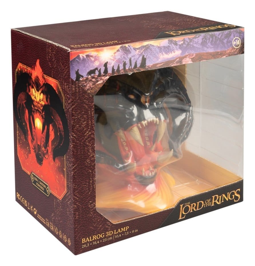 El Señor de los Anillos Lámpara Balrog 19 cm