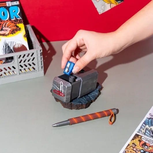 Marvel Thor Bolígrafo y Soporte Martillo