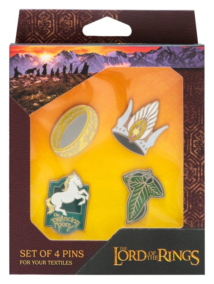 El Señor de los Anillos Pins Set de 4