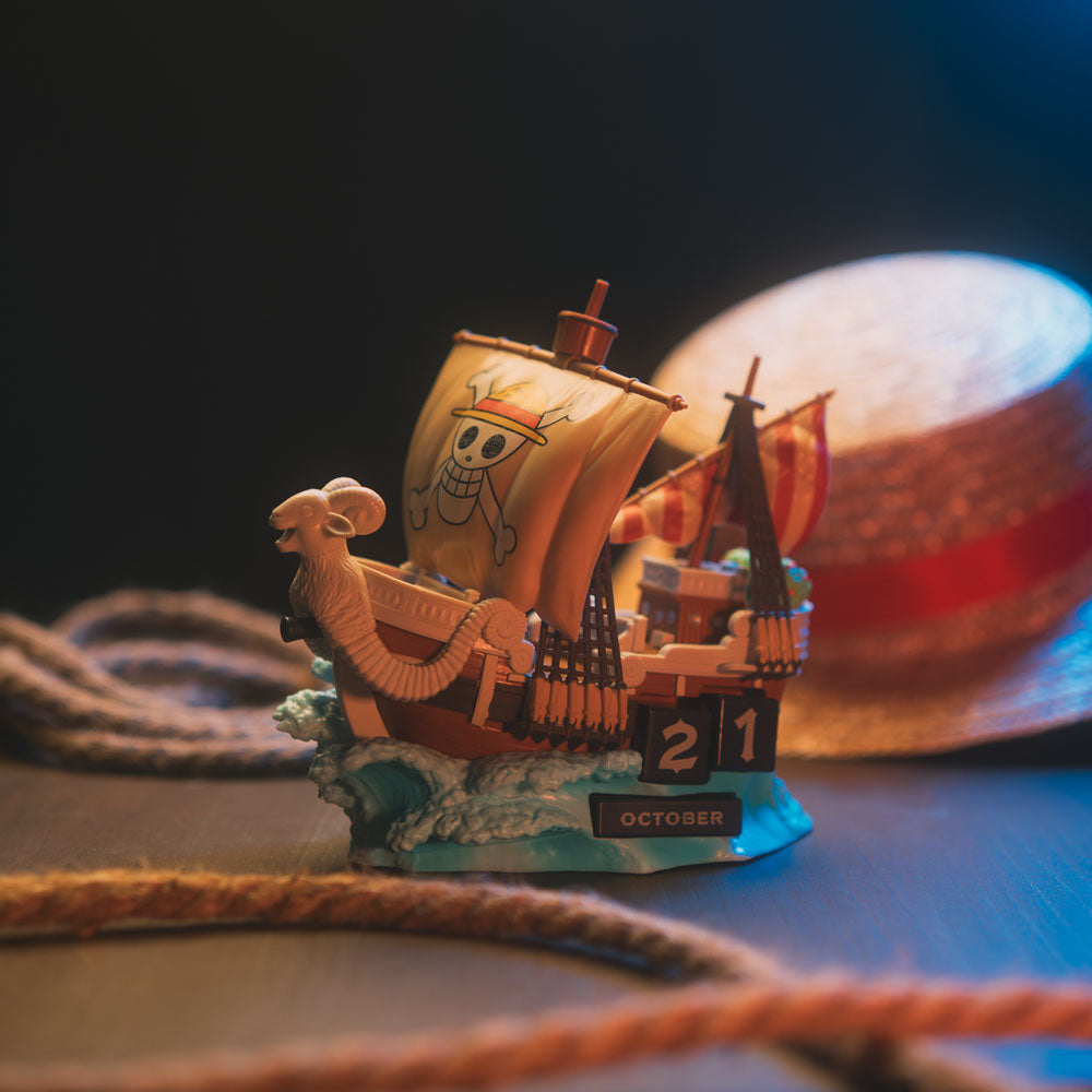 One Piece Calendario perpetuo 3D Going Merry