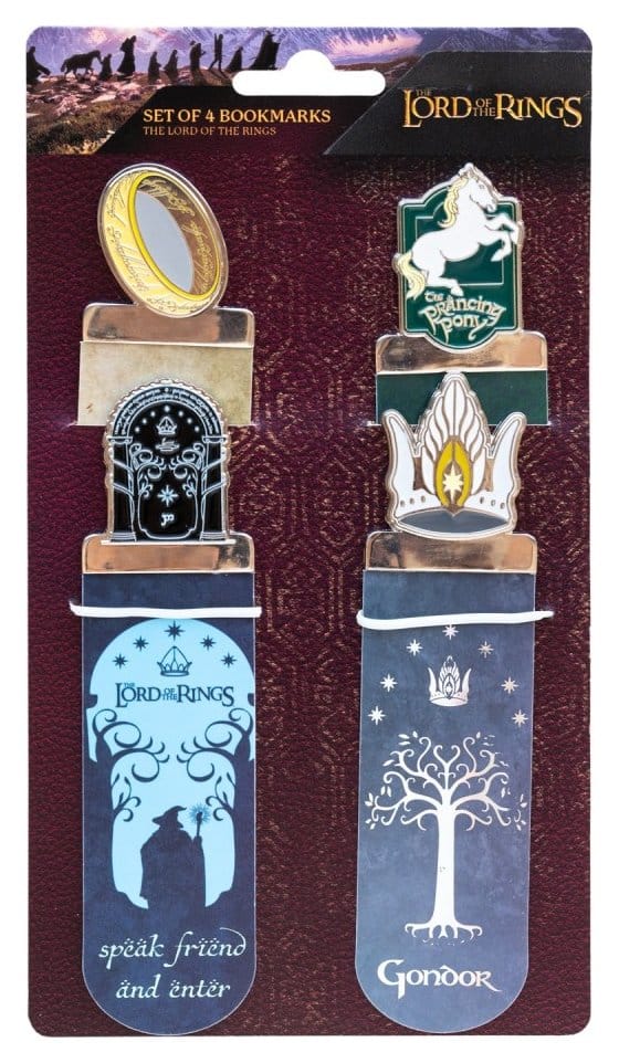El Señor de los Anillos Marcapáginas Set de 4