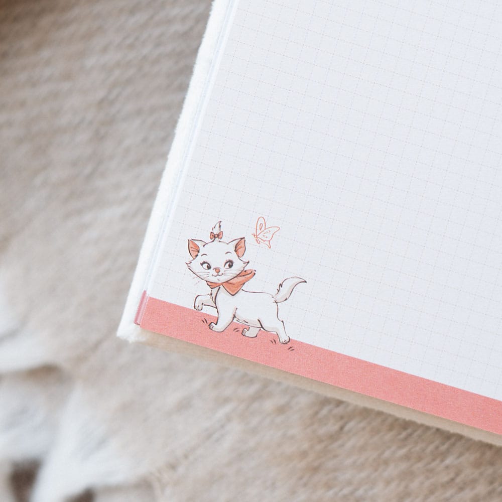 Los Aristogatos Cuaderno Peluche A5 Premium Bonjour Marie