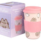 Pusheen Taza de Cerámica con Tapa 400 ml