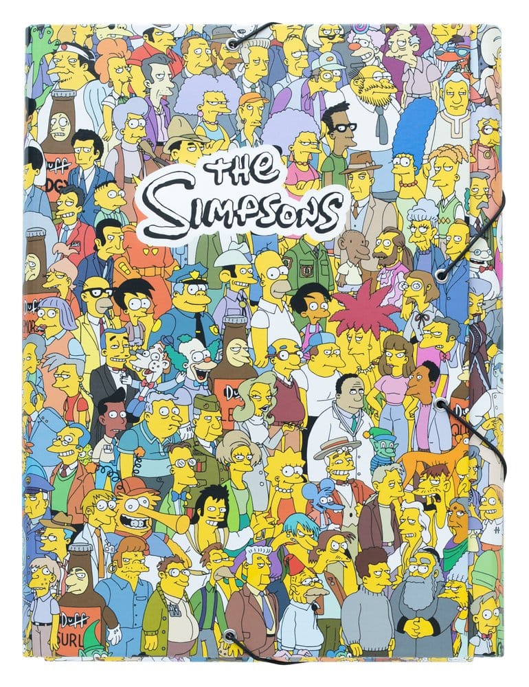 Los Simpson Carpeta con elásticos 34 x 26 cm