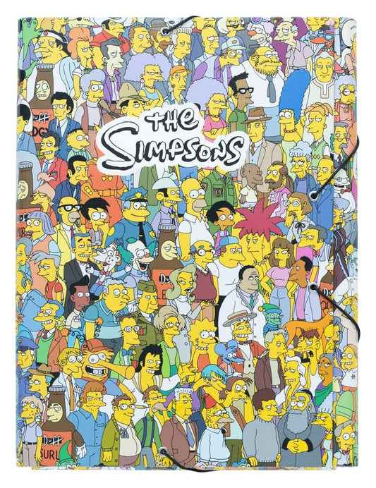 Los Simpson Carpeta con elásticos 34 x 26 cm