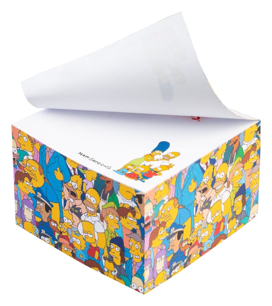 Los Simpson Bloc de Notas 8 x 8 cm