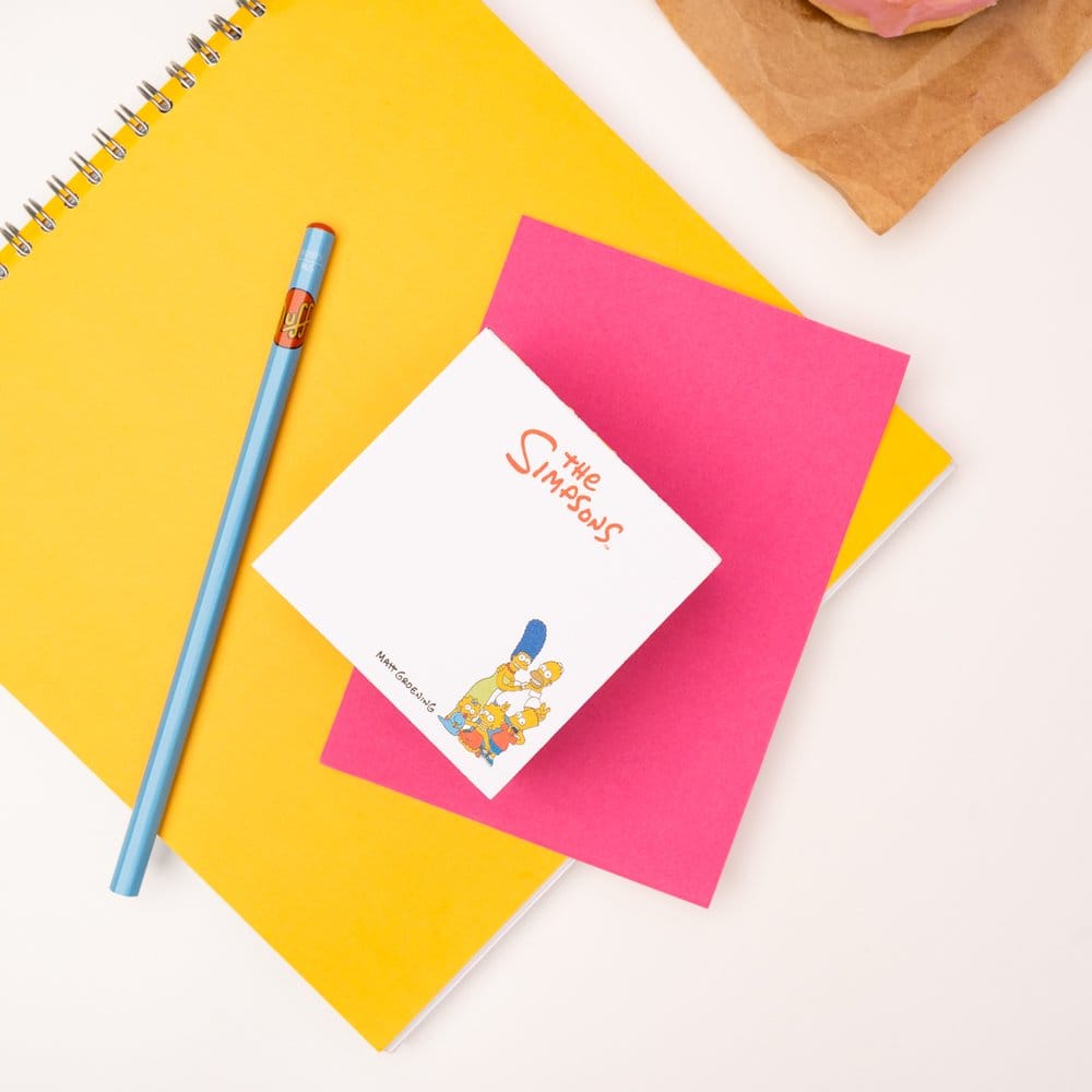 Los Simpson Bloc de Notas 8 x 8 cm