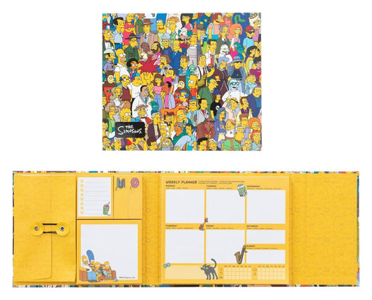 Los Simpson Planificador Semanal con Notas Adhesivas 19 x 17 cm