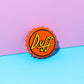 Los Simpson Imán con Abridor de Botellas Duff Beer 7 cm
