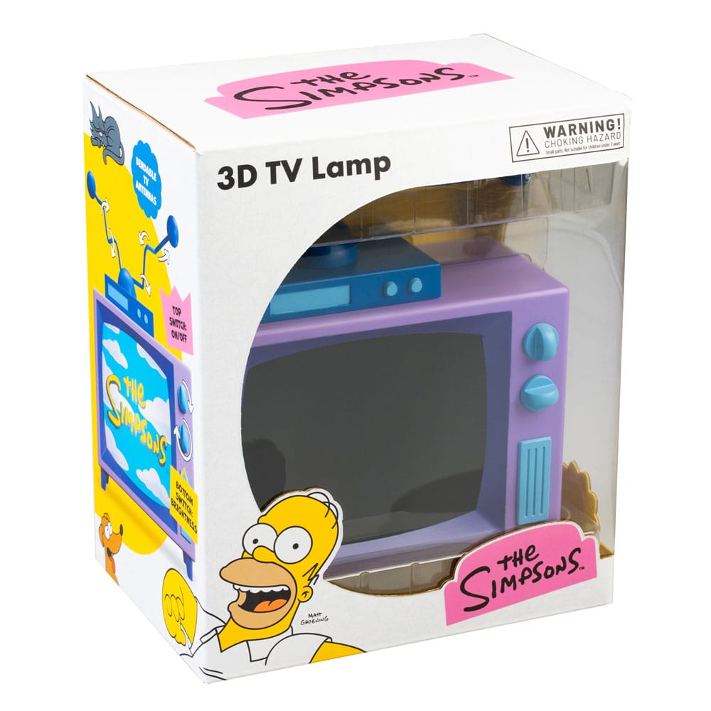 Los Simpson Lámpara con USB-C TV