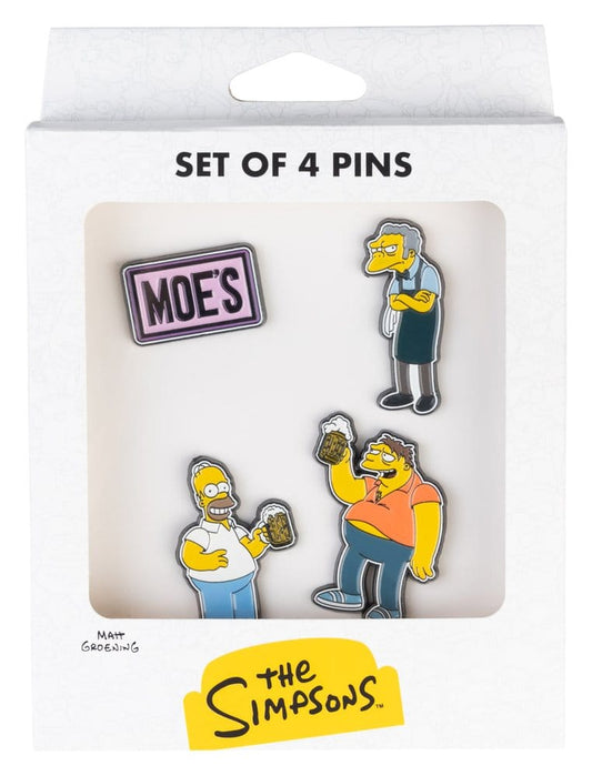 Los Simpson Pins Set de 4 Moe's Tavern
